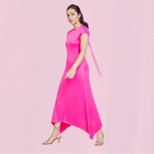 Elegant Pink Maxi Dress